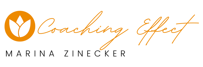 horizontal Coaching Effect logo for Marina Zinecker, Mindset coach